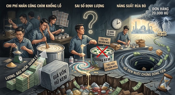 dây chuyền sản xuất mỹ phẩm